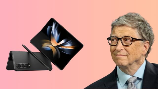 Bill Gates Samsung Galaxy Z Fold 4