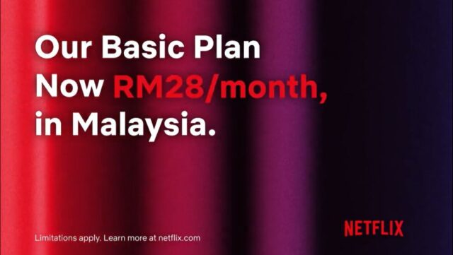 Netflix RM28 sebulan