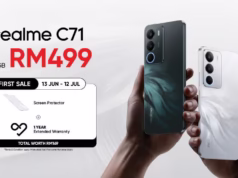 realme C71 kini di Malaysia pada harga RM499 bermula dari 13 Jun