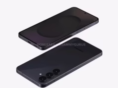 Imej Pengolokan Samsung Galaxy S25 FE yang tertiris memperlihatkan Rekaan Nipis