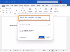 Microsoft Word akan perkenalkan ciri Autosave Dokumen Baharu ke ‘Cloud’