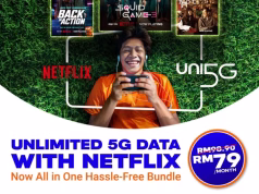 UNI5G Postpaid kini disertakan dengan Bundle Netflix; Harga dari RM79 sebulan