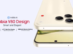 nubia V80 Design dilancarkan Secara Rasmi di Malaysia pada Harga RM569